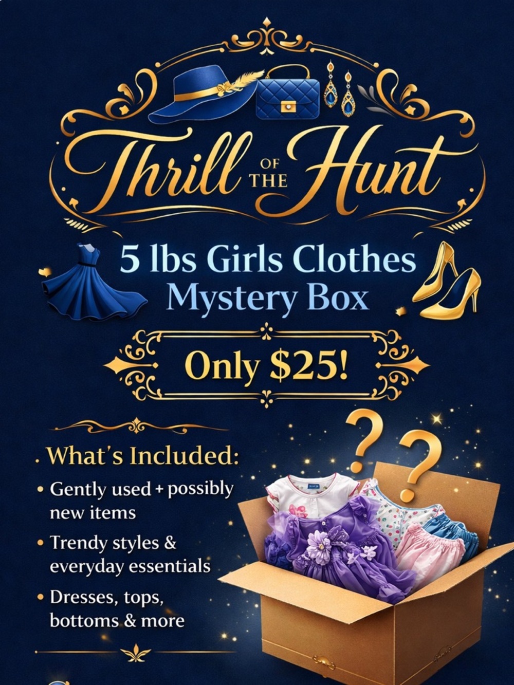 Girls Mystery Clothing Box - Size 10/12